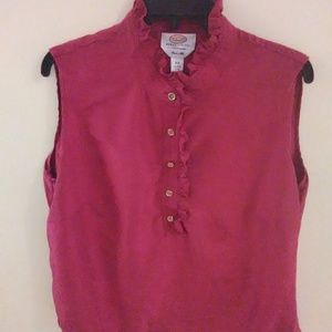 Talbot's sleeveless blouse